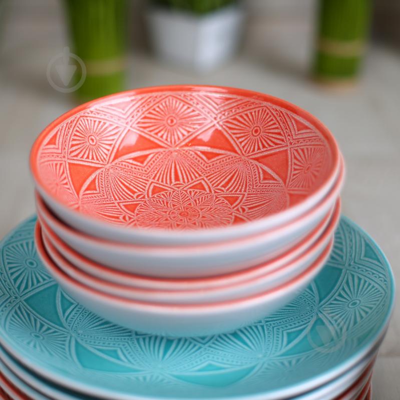 Тарелка обеденная Milika Prosperity Azure 27 см M0480-HX-2102D - фото 5