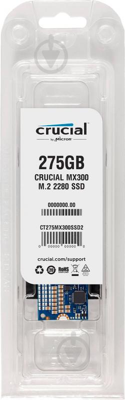 SSD-накопичувач MICRON 275GB M.2 SATA III 3D V-NAND (CT275MX300SSD4) - фото 4