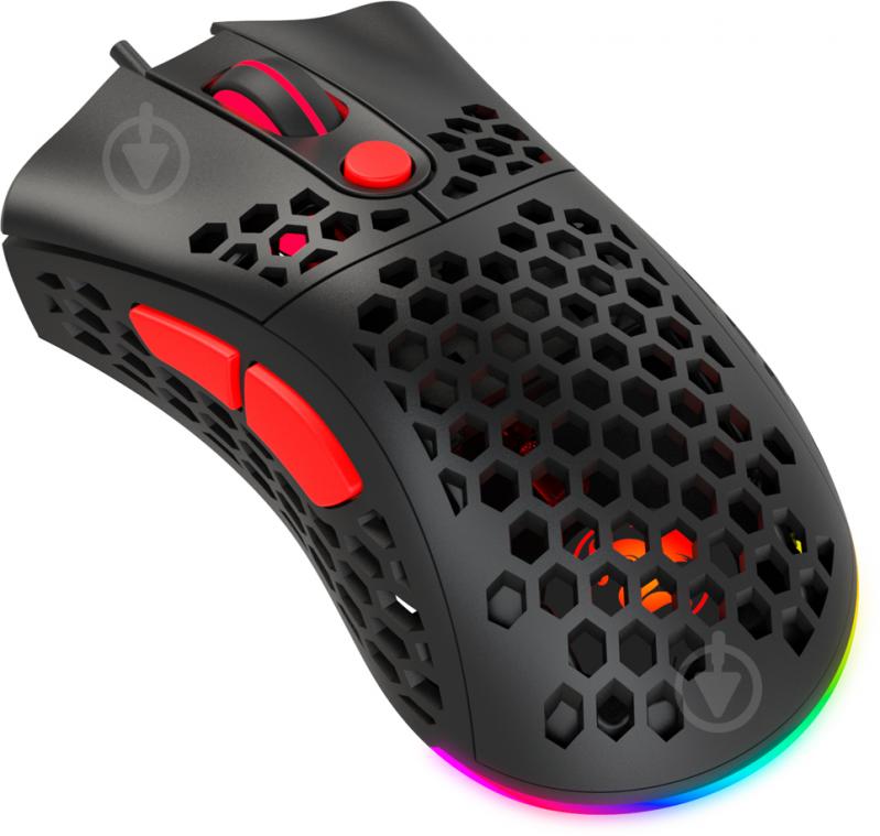 Мишка 2E Gaming HyperSpeed Lite WL RGB Black (2E-MGHSL-WL-BK) - фото 1