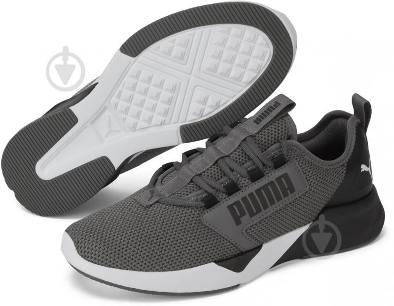 Кроссовки мужские демисезонные Puma RETALIATE TONGUE CASTLEROCK 37614902 р.40 серые - фото 4 Кроссовки мужские демисезонные Puma RETALIATE TONGUE CASTLEROCK 37614902 р.40 серые - фото 4
