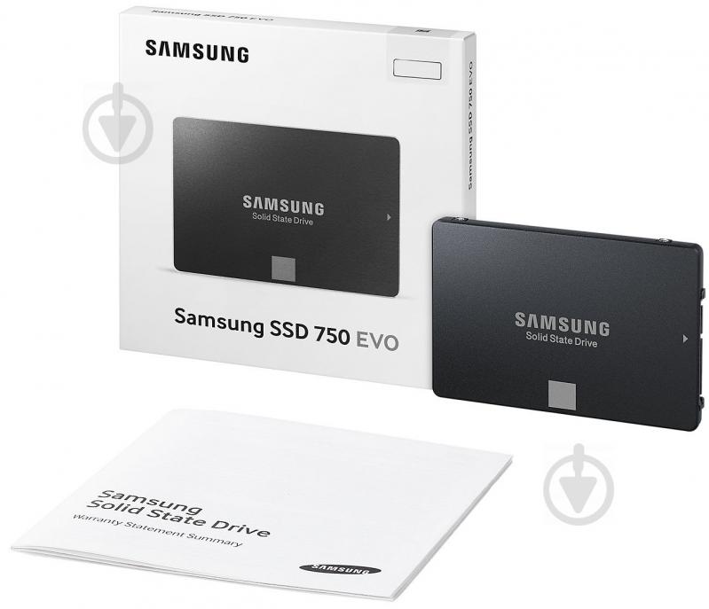 SSD-накопитель Samsung 750 Evo 120GB 2,5" SATA III TLC (MZ-750120BW) - фото 2