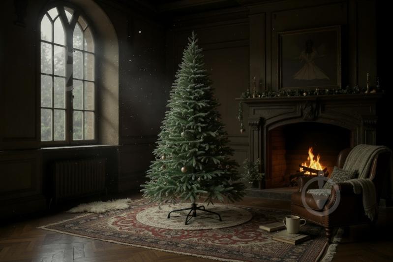 Штучна ялинка Житомирська 2,4 м темно-зелений - фото 2 Штучна ялинка Житомирська 2,4 м темно-зелений - фото 2