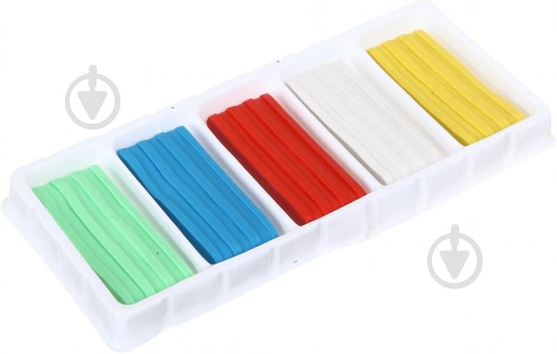 Пластилін 5 кольорів 100 гр Nota Bene - фото 2