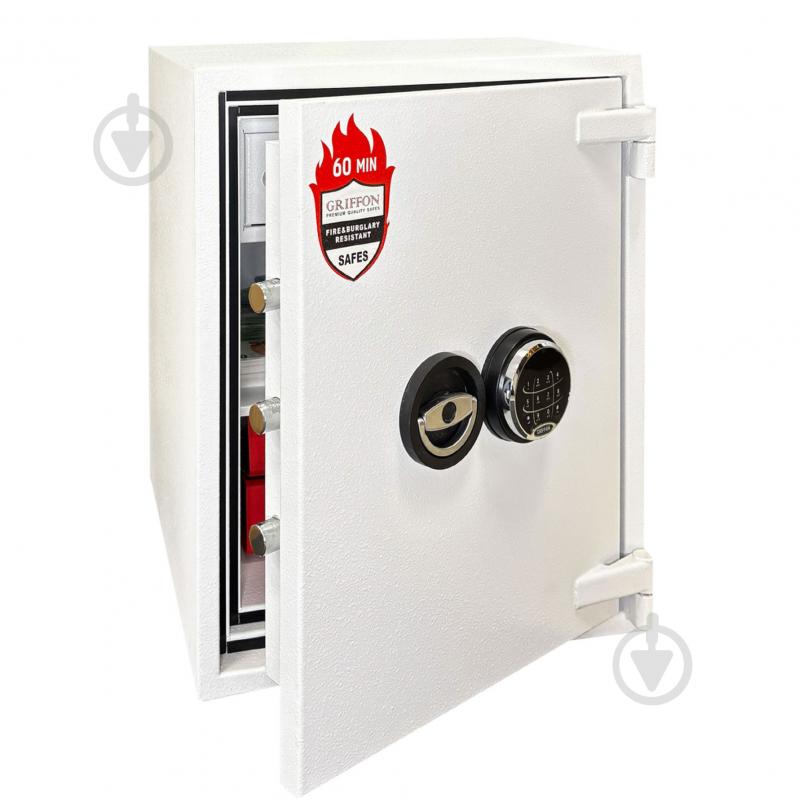 Сейф огнестойкий Griffon FRS.57.E White - фото 3