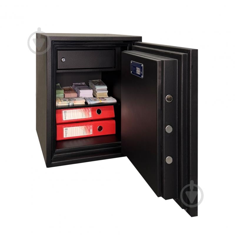 Сейф вогнетривкий Griffon FRS.57.E Black - фото 3