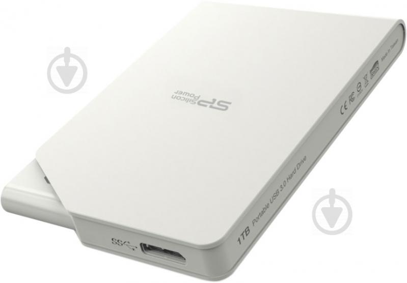 Внешний жесткий диск Silicon Power Stream S03 2 ТБ 2,5" USB 3.0 (SP020TBPHDS03S3W) white - фото 3