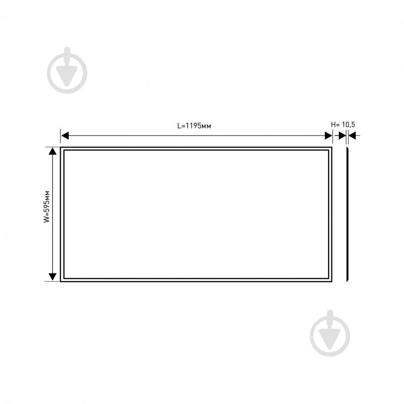 Светодиодная панель Maxus 80 Вт 5000 K Assistance Panel Pro IP20 M1052480531 - фото 3