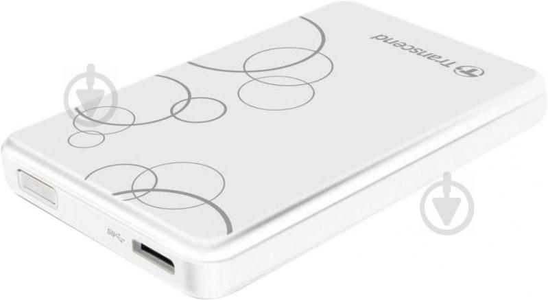 Внешний жесткий диск Transcend StoreJet 1 ТБ 2,5" USB 3.0 (TS1TSJ25A3W) white - фото 3