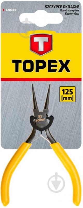 Круглогубцы Topex 125 мм 32D034 - фото 2
