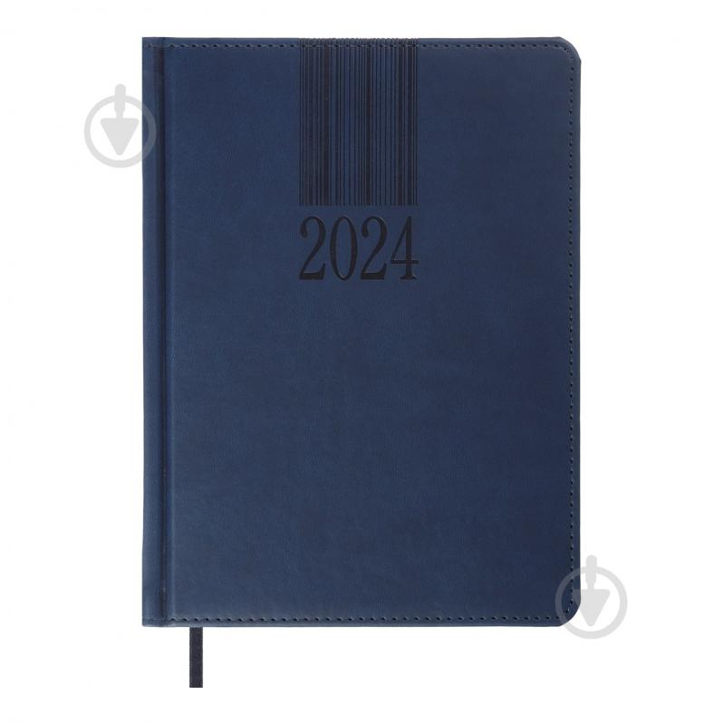 Щоденник датований CODE синій Buromax A5 2024 - фото 1