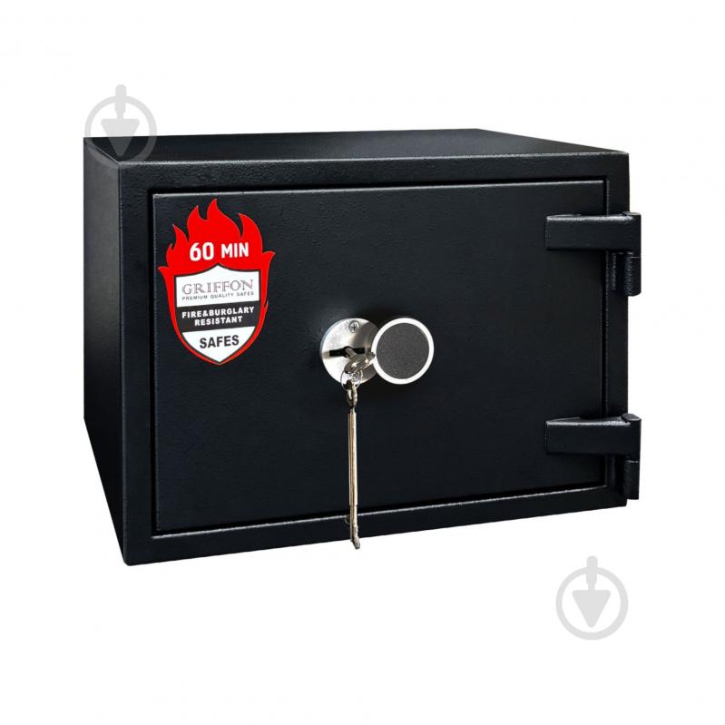Сейф огнестойкий Griffon FRS.32.K Black - фото 1 Сейф огнестойкий Griffon FRS.32.K Black - фото 1