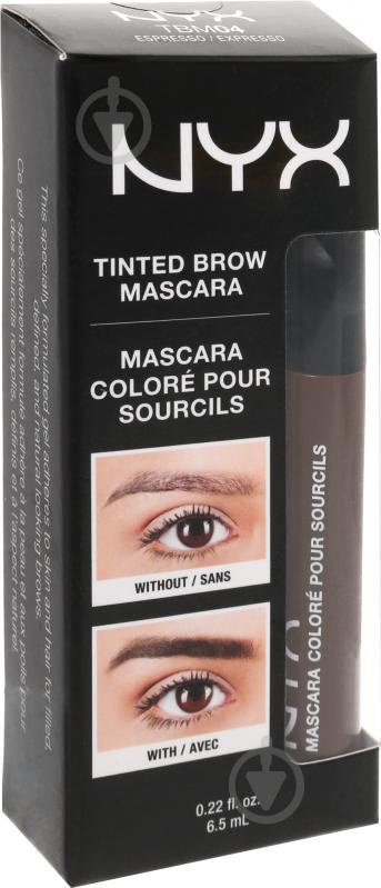 Тушь для бровей NYX Tinted Brow Mascara 04 Espresso - фото 3