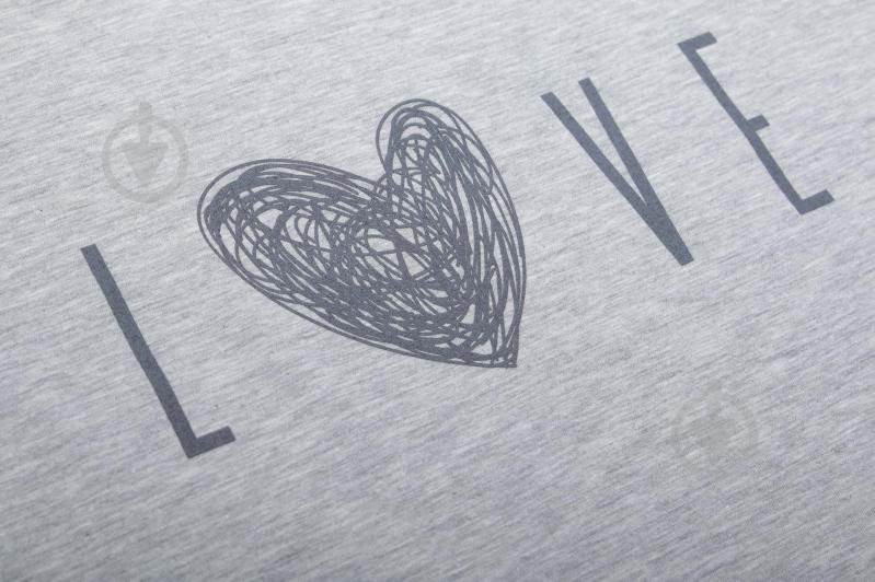 Туника с принтом р. М серый - фото 3