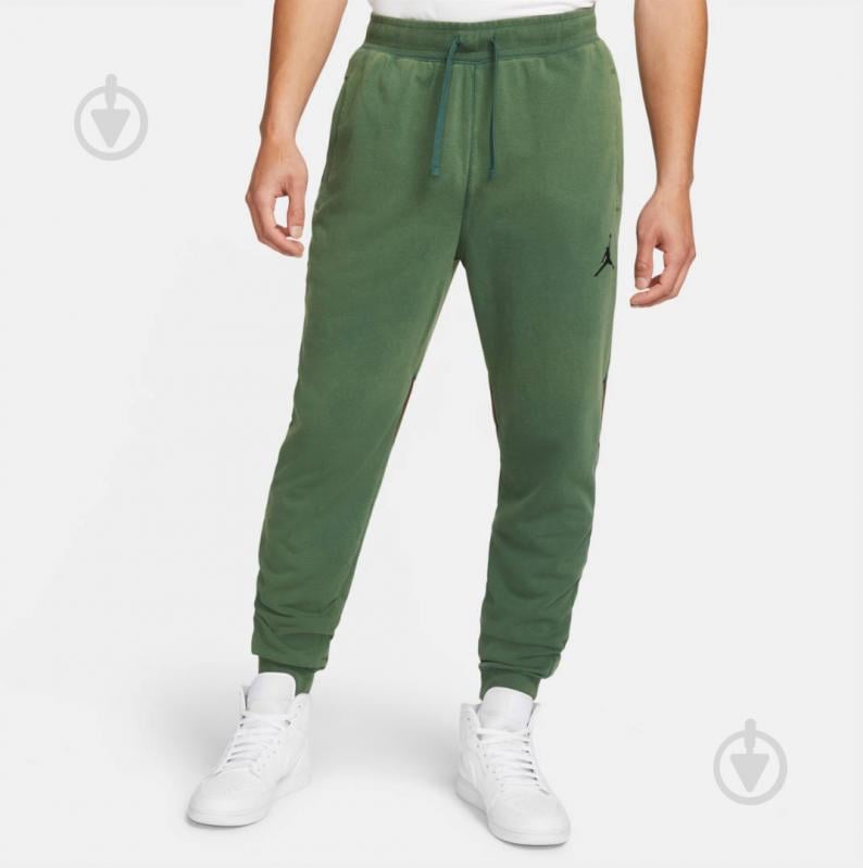 Штани Nike M J DF AIR FLC PANT DA9858-333 р. 2XL зелений - фото 1