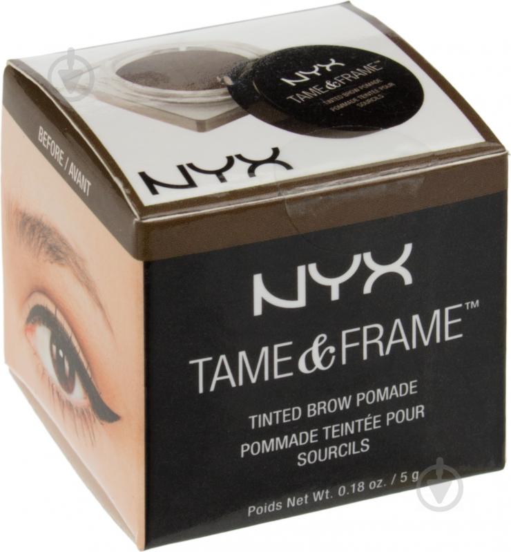 Помада для бровей NYX Tame & Frame 03 Brunette 5 мл - фото 4