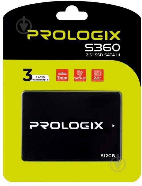 SSD-накопичувач PrologiX S360 512GB 2,5" SATA III TLC (PRO512GS360) - фото 3