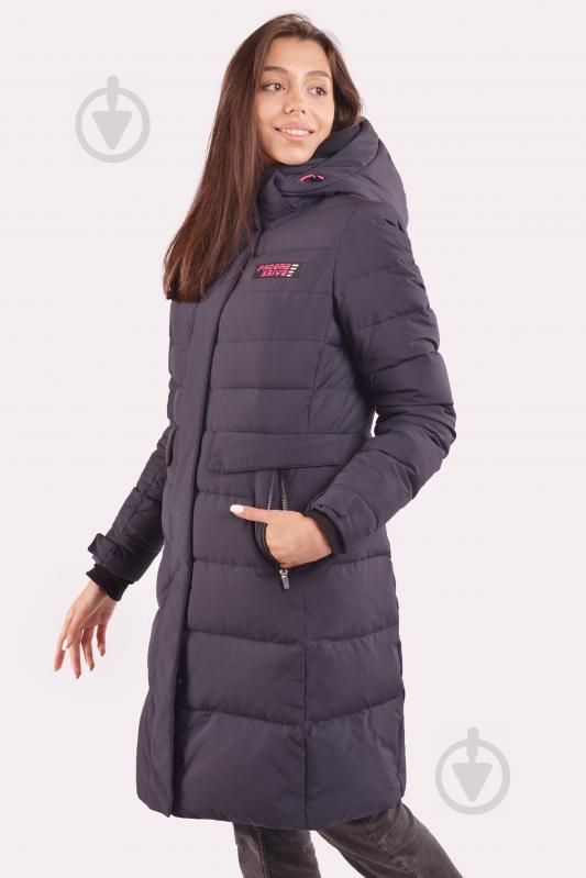 Куртка женская зимняя Avecs AV-70411/3 р.3XL темно-синяя - фото 2