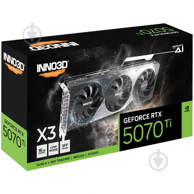 Відеокарта Inno3D GeForce RTX 5070 Ti 16GB GDDR7 256bit (N507T3-16D7-176068N) - фото 4 Відеокарта Inno3D GeForce RTX 5070 Ti 16GB GDDR7 256bit (N507T3-16D7-176068N) - фото 4