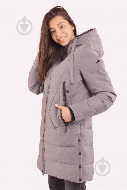 Куртка женская зимняя Avecs AV-70414/2 р.S серая - фото 2