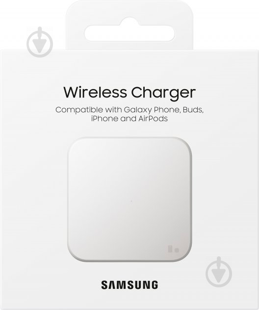 Бездротовий зарядний пристрій Samsung Wireless Charger Pad (W/O TA) (EP-P1300BWRGRU) White - фото 6