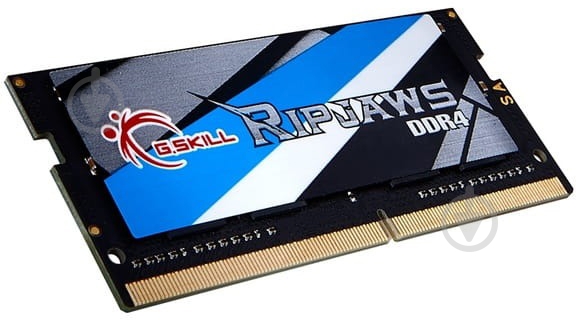 Оперативна пам'ять G.Skill SODIMM DDR4 8 GB (1x8GB) 2666 MHz (F4-2666C19S-8GRS) Ripjaws - фото 2