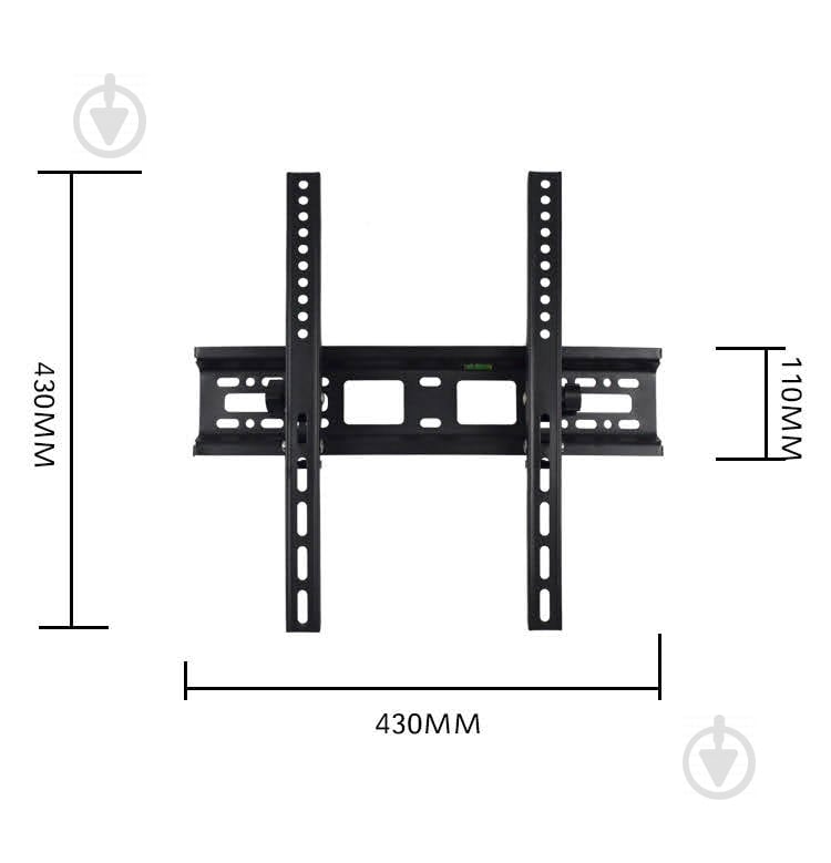 Крепление для телевизора CHARMOUNT TVB-7 наклонные 26"-65" черный - фото 11