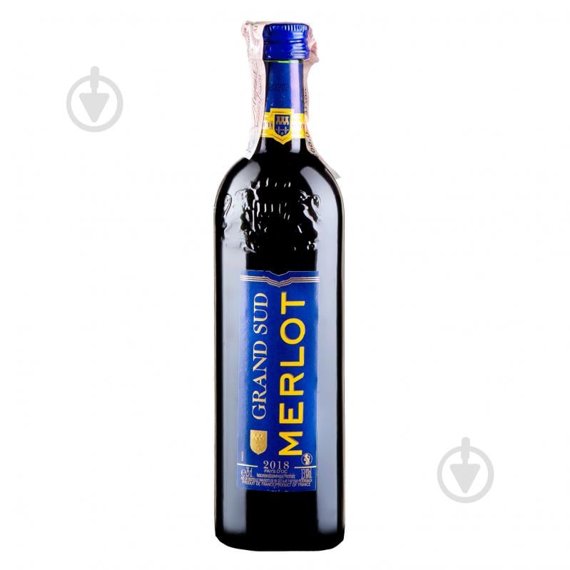 Вино Merlot красное сухое 0,25 л - фото 1