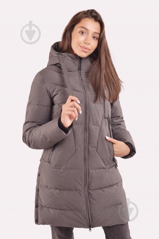 Куртка женская зимняя Avecs AV-70414/17 р.3XL темно-серая - фото 4