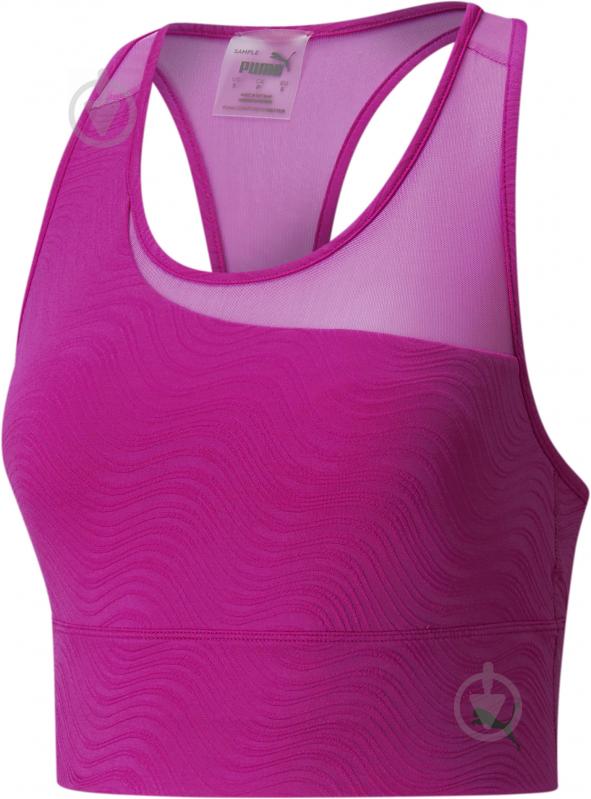 Бра Puma Mid Impact Flawless Bra 52154913 р.S фуксия - фото 4