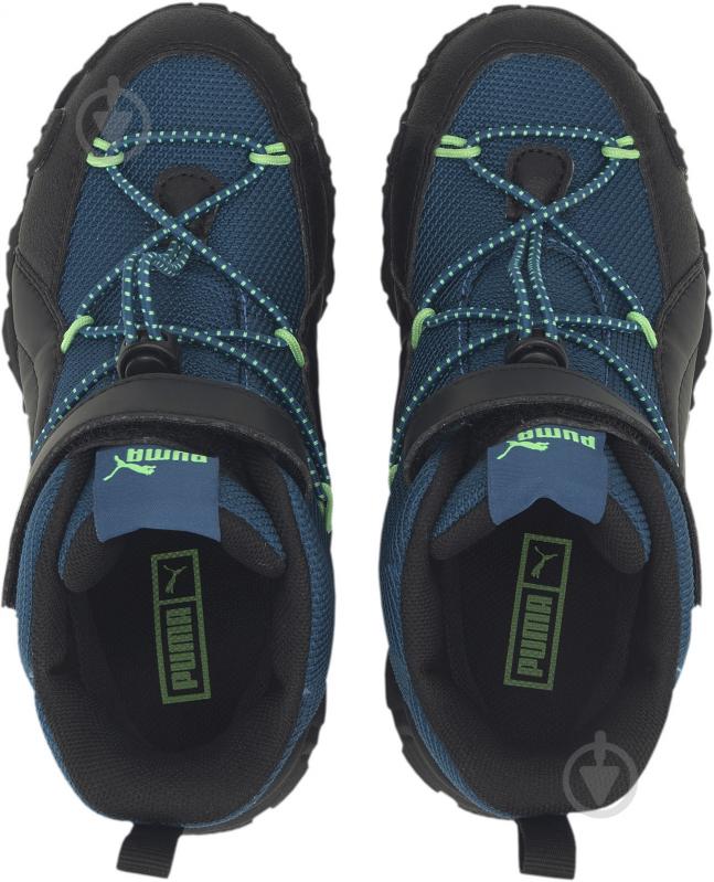 Кроссовки демисезонные Puma MAKA PURETEX V PS DIGI 19291204 р.28,5 синие - фото 3
