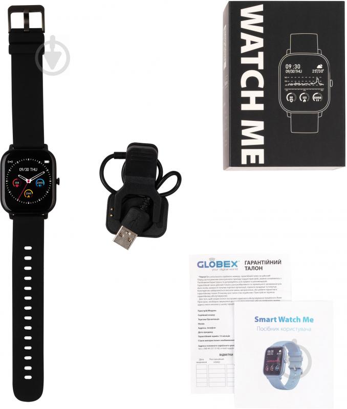 Смарт-часы Globex Smart Watch black (Me Black) - фото 5