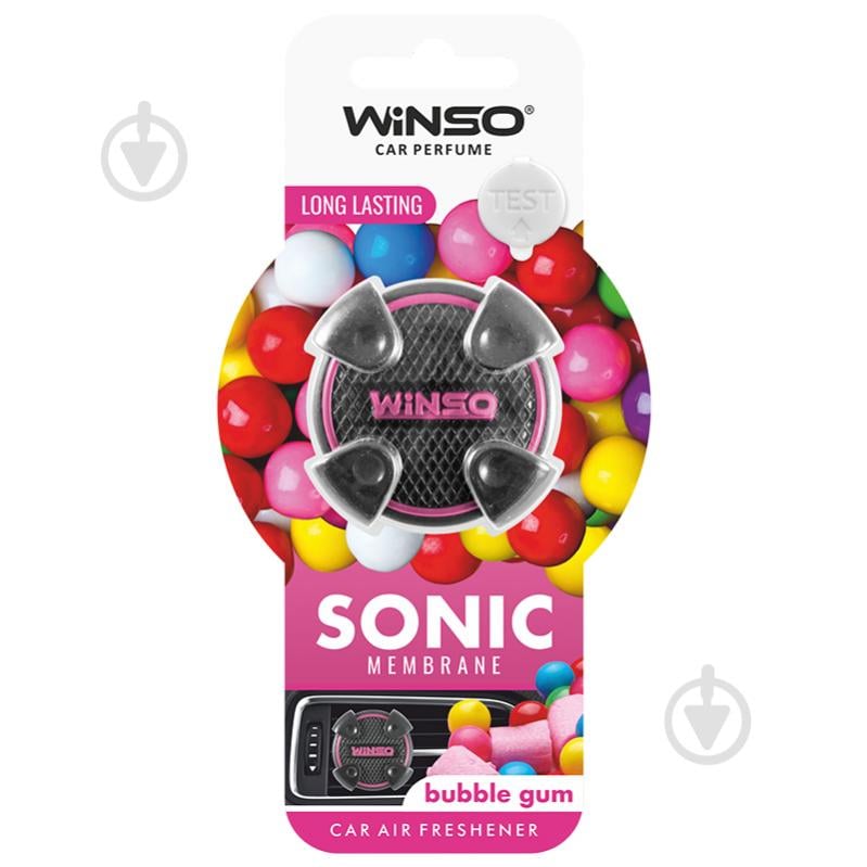 Ароматизатор на дефлектор WINSO Sonic - Bubble Gum 531080 - фото 1