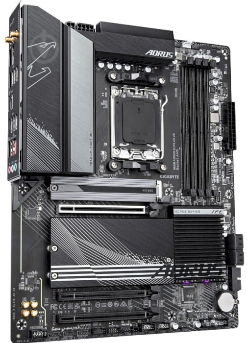 Материнська плата Gigabyte B650 A ELITE AX V2 (Socket AM5, AMD B650, ATX) - фото 3 Материнська плата Gigabyte B650 A ELITE AX V2 (Socket AM5, AMD B650, ATX) - фото 3
