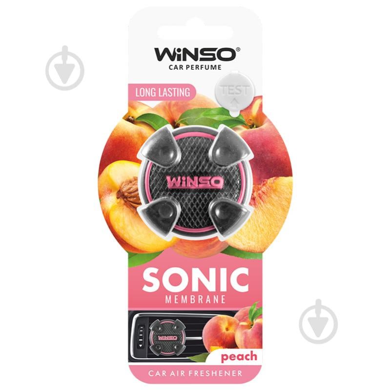 Ароматизатор на дефлектор WINSO Sonic - Peach 533200 - фото 1