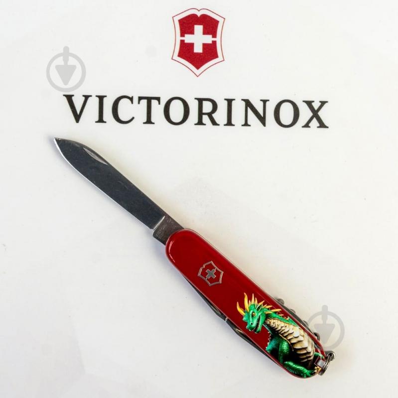 Нож швейцарский Victorinox SPARTAN ZODIAC Зеленый дракон 1.3603.Z3340u 99969 - фото 5