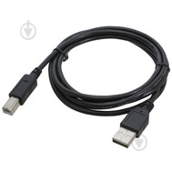 Дата-кабель Patron USB 2.0 AM/BM 1,8 м черный (CAB-PN-AMBM-18) - фото 1