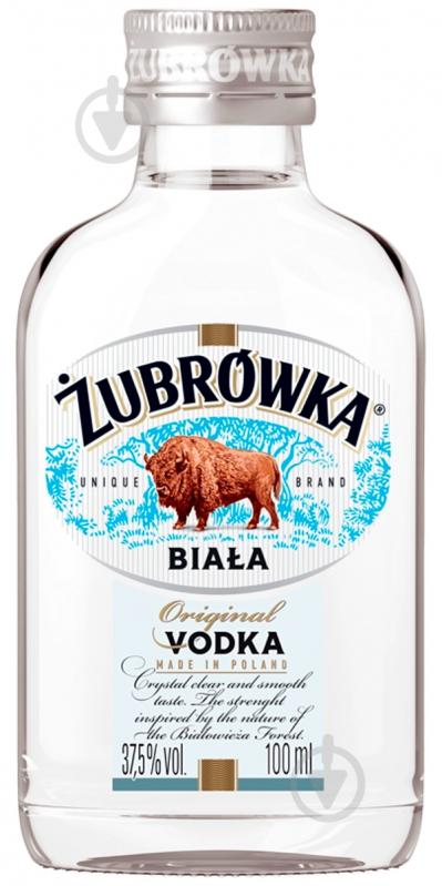 Водка Zubrowka Biala 0,1 л - фото 1