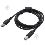 Дата-кабель Patron USB 2.0 AM/BM 1,8 м черный (CAB-PN-AMBM-18F) - фото 1