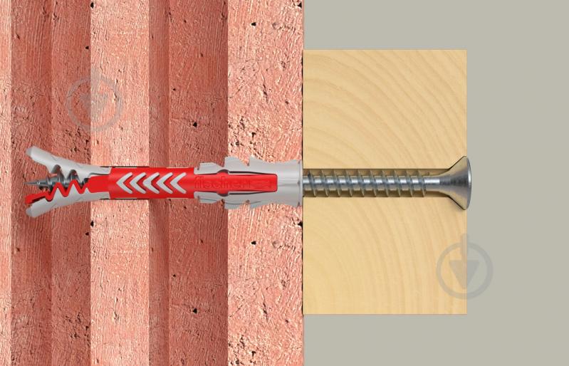 Дюбель універсальний з шурупом DUOPOWER S K NV fischer 6x50 мм 4 шт. (537660) - фото 5