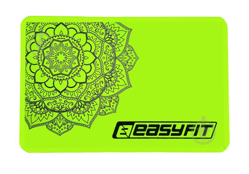 Блок для йоги EasyFit EVA EF-1819 салатовый - фото 2