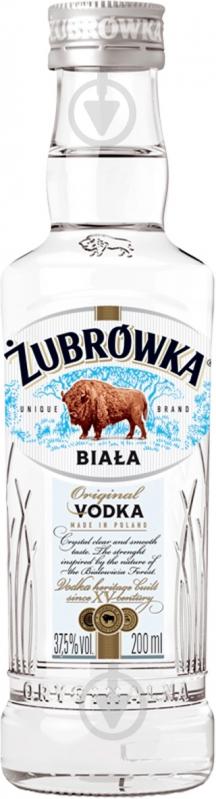Водка Zubrowka Biala 0,2 л - фото 1