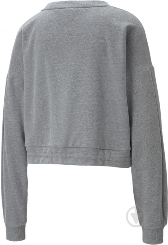 Свитшот Puma TRAIN FRENCH TERRY CREW SWEATSHIRT 52162203 р.XS серый - фото 5