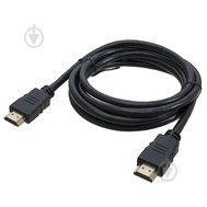 Дата-кабель Patron HDMI 1,8 м чорний (CAB-PN-HDMI-2.0-18) - фото 1