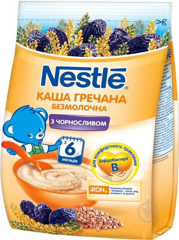 Каша гречана Nestle від 6 місяців з чорносливом 180 г - фото 1