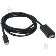 Дата-кабель Patron USB Type-C – USB 3.1 2 м чорний (CAB-PN-TYPC-HDMI-1.8) - фото 1