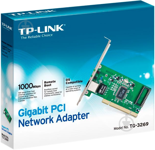 Сетевая карта TP-Link TG-3269 - фото 3 Сетевая карта TP-Link TG-3269 - фото 3