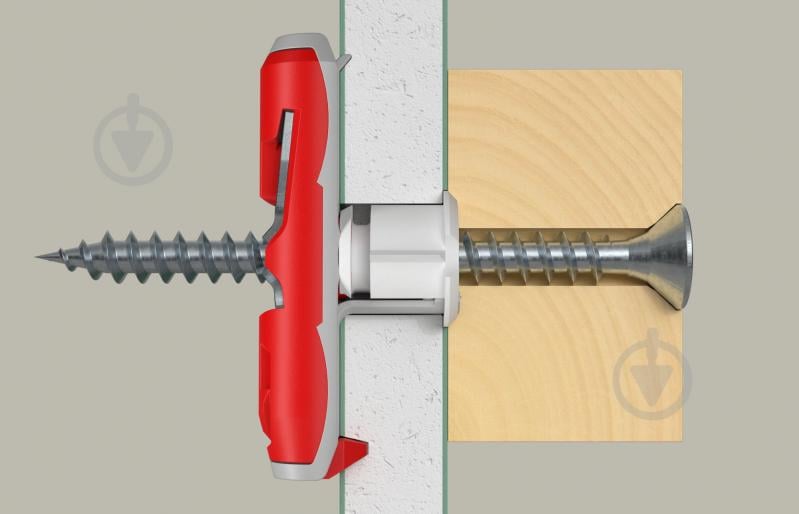 Дюбель для гипсокартона DUOTEC S K NV c шурупом fischer 10x50 мм 2 шт. (537263) - фото 6 Дюбель для гипсокартона DUOTEC S K NV c шурупом fischer 10x50 мм 2 шт. (537263) - фото 6