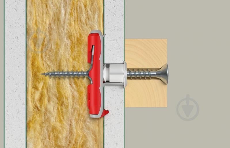 Дюбель для гипсокартона DUOTEC S K NV c шурупом fischer 10x50 мм 2 шт. (537263) - фото 5 Дюбель для гипсокартона DUOTEC S K NV c шурупом fischer 10x50 мм 2 шт. (537263) - фото 5