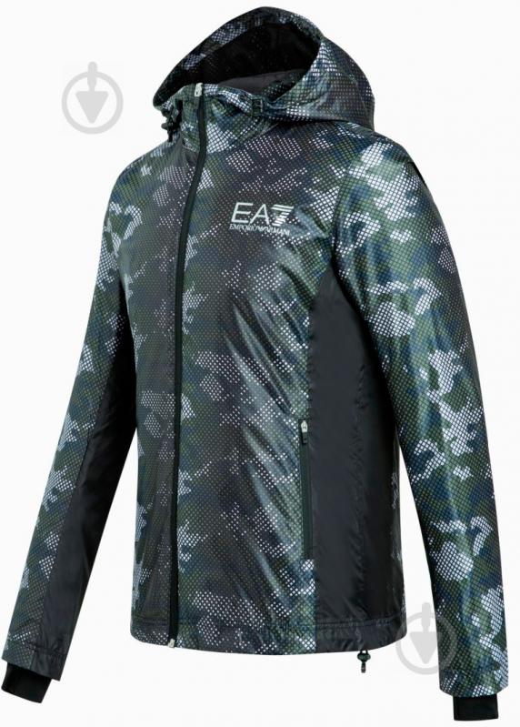 Вітрівка жіноча весняна EA7 WOVEN BOMBER JACKET 6HTB04-TNP8Z-2216 р.L сіра - фото 2