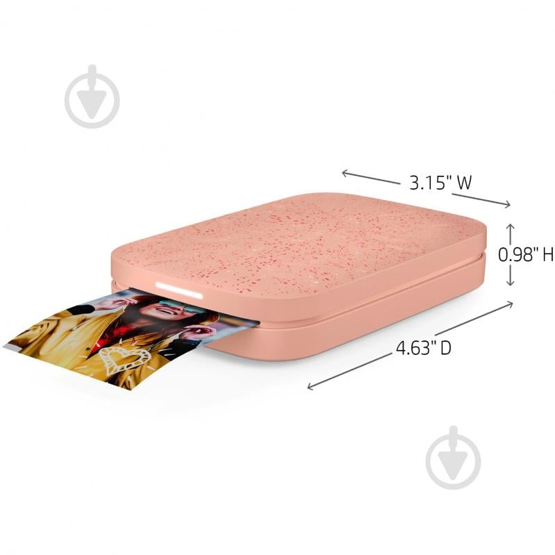 Портативний принтер HP Sprocket Pink (HPISPP) - фото 3 Портативний принтер HP Sprocket Pink (HPISPP) - фото 3